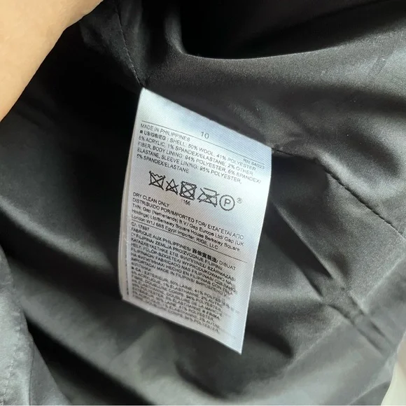 Banana Republic Speckled Blue Tweed Blazer - Picture 9 of 9